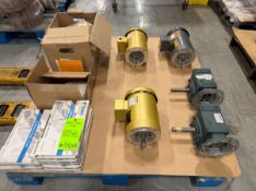 PALLET OF ASSORTED MOTORS, DRIVES & CHAIN