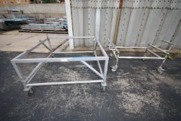 Lot of (2) S/S Portable Racks
