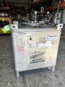 SNYDER INDUSTRIES APROX. 350 GALLON S/S PORTABLE TOTE WITH LID