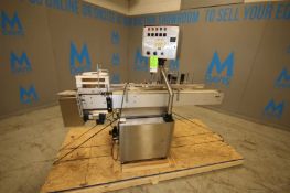 CLI (NJM) S/S Wrap Around Labeler, Model UNI-300, SN 159862HC, with 4