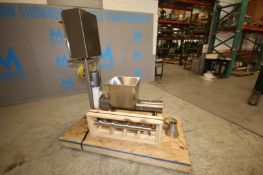 CFR S/S Portable Auger / Stuffer Pump, SN 4082, with 8