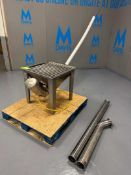 FLEXICON S/S FLEXIBLE SCREW AUGER CONVEYOR HOPPER