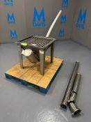 FLEXICON S/S FLEXIBLE SCREW AUGER CONVEYOR HOPPER