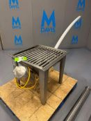 FLEXICON S/S FLEXIBLE SCREW AUGER CONVEYOR HOPPER