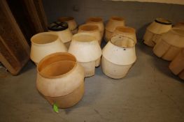 Lot of (10) Marshalltown 3 Cubic Ft. Poly Liners for Mixer (INV#108524) (Located @ the MDG Showroom