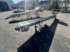 14 FT L PORTABLE INCLINED S/S AUGER CONVEYOR