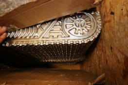 Crate with AGC Aprox. 60 L x 16 W S/S Plate