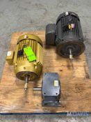 LOT OF (3) SPARE MOTORS & DRIVE