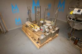 Lot of (4) Foodline S/S Piping Products S/S UV Corn Syrup Tank Filters, Model SC-25E, (1) SN S24T6TC