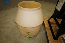 Marshalltown 3 Cu. Ft. Mixer, Model 300UT-PL, SN 80-24573, with (2) Poly Liners, 110V, (Used for Cof