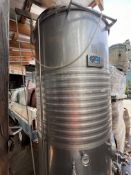 CAI Aprox. 500 Gal. S/S Open Top Fermentor Tank, Model STG/PT, S/N SERBAT 010 ( Red Wine) (Loading