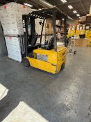 Yale 4,000 lb. Capacity Electric Forklift, Model ERP040THN36TE082, S/N F807N02895C with 189