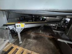 SMART MOVE STRAIGHT SECTION OF PRODUCT CONVEYOR, M/N DX6-050-15, S/N S/N 8716-1, WITH APROX. 15” W