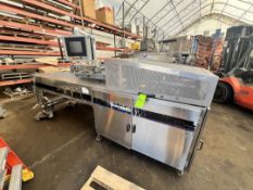 HAYSSEN HORIZONTAL FLOW WRAPPER HFFS, MODEL WIDE RT 1800, S/N R86451, ALLEN BRADLEY SLC 5/04 CPU PLC