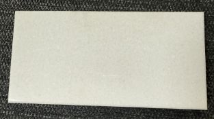 (1) Crate. 450sf 3x6 x 3/8 Thassos Polished Marble Tile