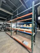 PALLET RACKING, INCLUDES (2) SECTIONS, EACH SECTION APPROX. 96 IN. L X 36 IN. W X 120 IN. H, (3)
