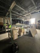 (3) SECTIONS TEARDROP STYLE PALLET RACKING