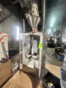 GENERAL PACKAGING EQUIPMENT AUTOMATIC FORM FILL AND SEAL MACHINE (VFFS) WITH MATEER AUGER FILLER