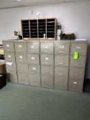 LOT OF (6) FILE CABINETS