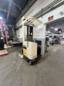 CROWN STAND UP FORKLIFT, MODEL 35RRTT, S/N 1A107358, SIDESHIT CAPABLE, WITH DEKA BATTERY