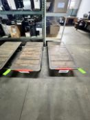 (2) VINTAGE INDUSTRIAL CARTS