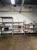 LOT OF (3) SHELVING UNITS