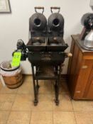 JABEZ BURNS AND SONS DOUBLE BARREL SAMPLE COFFEE ROASTER