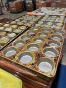 (200) 3 X 5 ROUND MOLD BAKING PANS