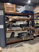 (4) SECTIONS OF INDUSTRIAL SHELVES WITH CONTENTS