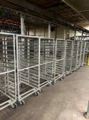 (10) STAINLESS STEEL DOUBLE SECTION PAN RACK
