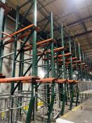 (11) SECTIONS OF DRIVE-IN 2-DEEP PALLET RACKING