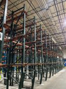 (16) SECTIONS OF DRIVE-IN 2-DEEP PALLET RACKING
