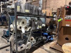 INDUSTRIAL SHELVING WITH CONTENTS