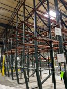 (8) SECTIONS OF DRIVE-IN 3-DEEP PALLET RACKING