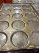 (540) 3 X 5 ROUND MOLD BAKING PANS