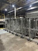 (15) DOUBLE SECTION PAN RACKS