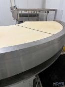 JANTEC 90 DEGREE CURVED BELT CONVEYOR CORNER TURNING 90 DEGREE