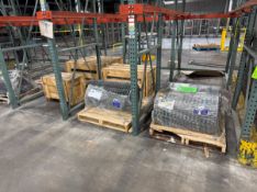 (2) SKIDS & (3) CRATES OF NEW SPIRAL FREEZER CONVEYOR BELT