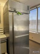 ADAMATIC/HOBART STAINLESS STEEL SINGLE DOOR REFRIGERATOR