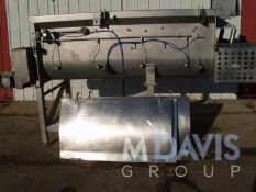 9ft Long Dual Shaft Paddle Blender with CO2.AMFEC S/S DUAL PADDLE BLENDER