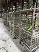 (10) STAINLESS STEEL DOUBLE SECTION SIDE LOAD PAN RACK