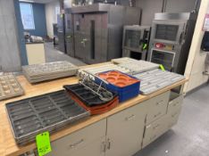 LOT OF ASSORTED LOAF MOLDS, RACKS, & PANS