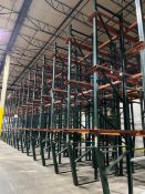 (16) SECTIONS OF DRIVE-IN 2-DEEP PALLET RACKING