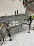 BMI STAINLESS STEEL BELT CONVEYOR WITH 1 HP LESSON MOTOR