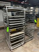 (2) STAINLESS STEEL DOUBLE SECTION SIDE LOAD OVEN RACK