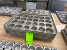 (6) AMERICAN PAN 4 X 6 ROUND MOLD PANS