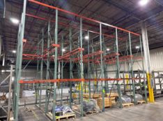 (6) SECTIONS OF DRIVE-IN 2-DEEP PALLET RACKING