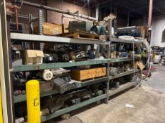 INDUSTRIAL SHELVING WITH CONTENTS