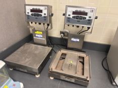 (2) RICE LAKE S/S PLATFORM SCALES