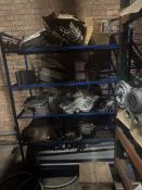 PORTABLE SHELF WITH CONTENTS